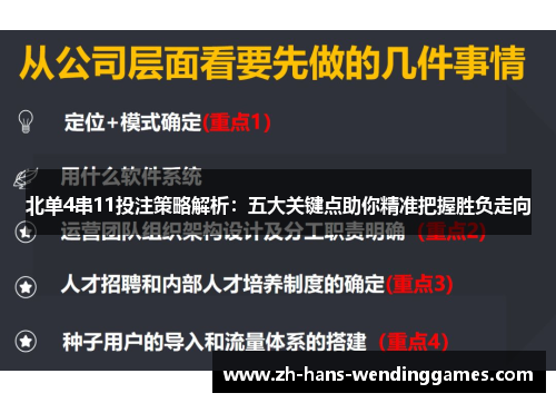 北单4串11投注策略解析：五大关键点助你精准把握胜负走向
