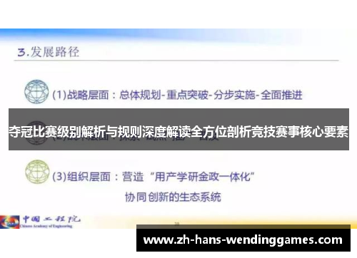夺冠比赛级别解析与规则深度解读全方位剖析竞技赛事核心要素