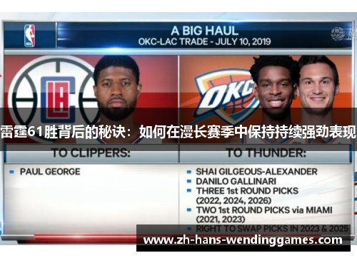雷霆61胜背后的秘诀：如何在漫长赛季中保持持续强劲表现