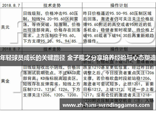 年轻球员成长的关键路径 金子隆之分享培养经验与心态塑造